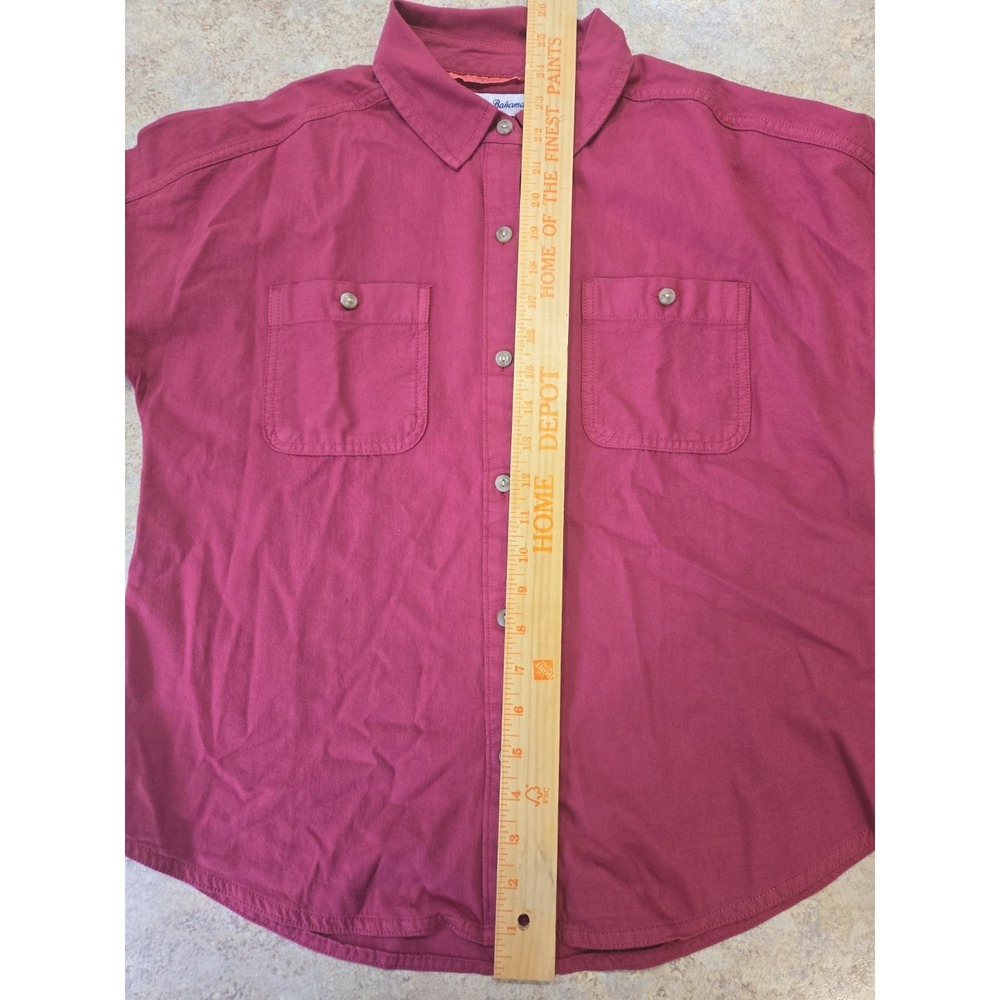 Tommy Bahama Tropical Twist IslandZone Camp Shirt Women's XS Rhumba Pink - Picture 9 of 10